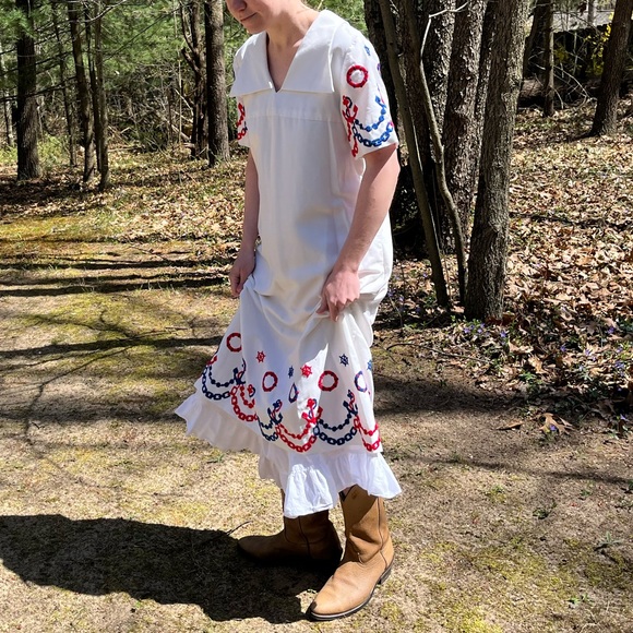 60s Sailor Maxi Dress - Picture 9 of 16